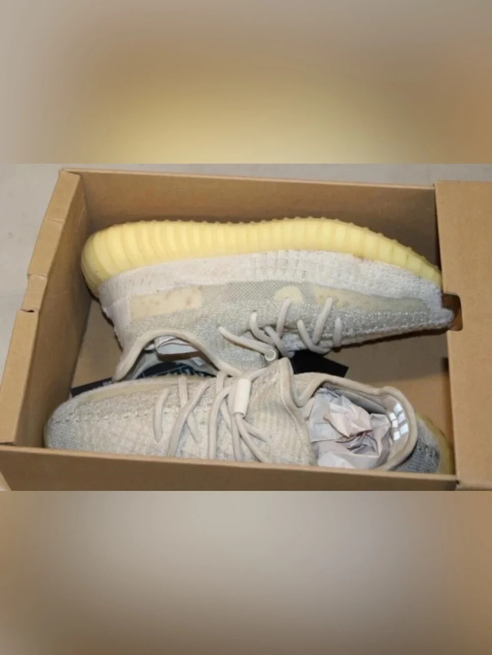 adidas Yeezy Boost 350 V2 Natural Cream & White Size 7.5